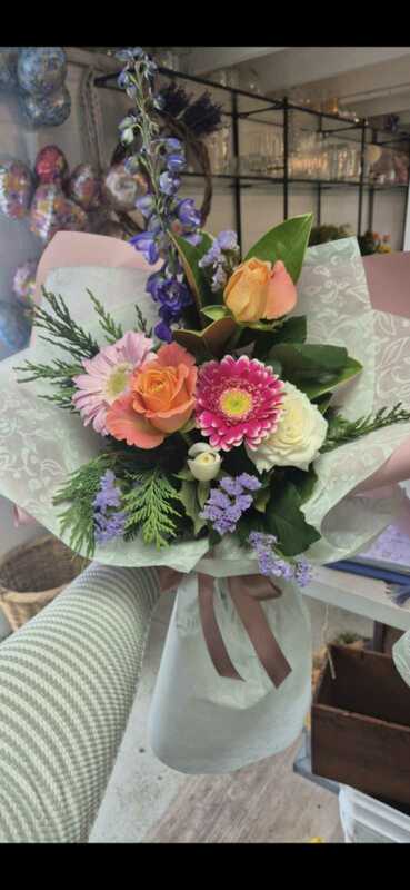 Flowers delivered to customer
