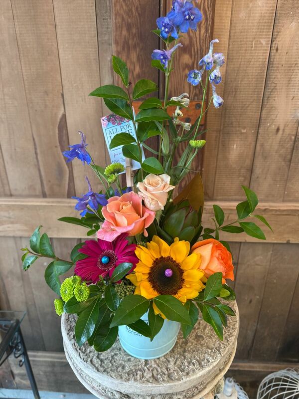 Flowers delivered to customer