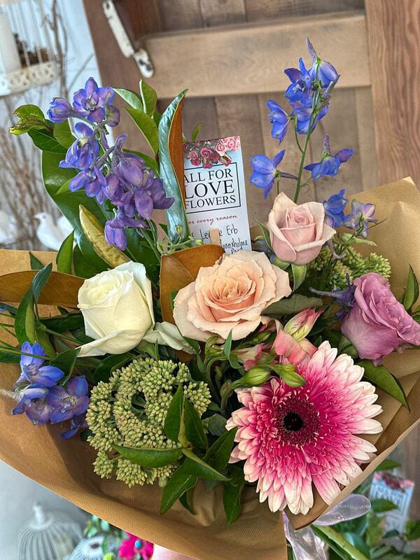 Flowers delivered to customer