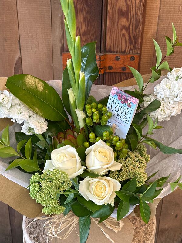 Flowers delivered to customer