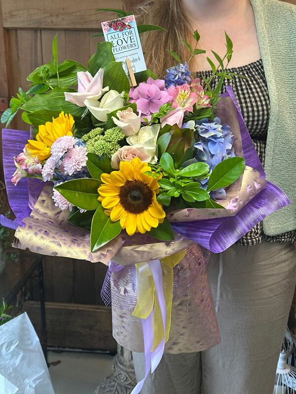 Flowers delivered to customer