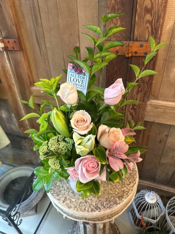 Flowers delivered to customer