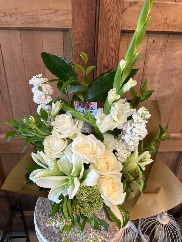 Flowers delivered to customer