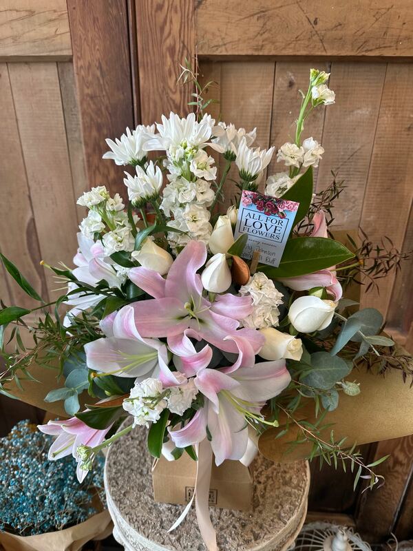 Flowers delivered to customer