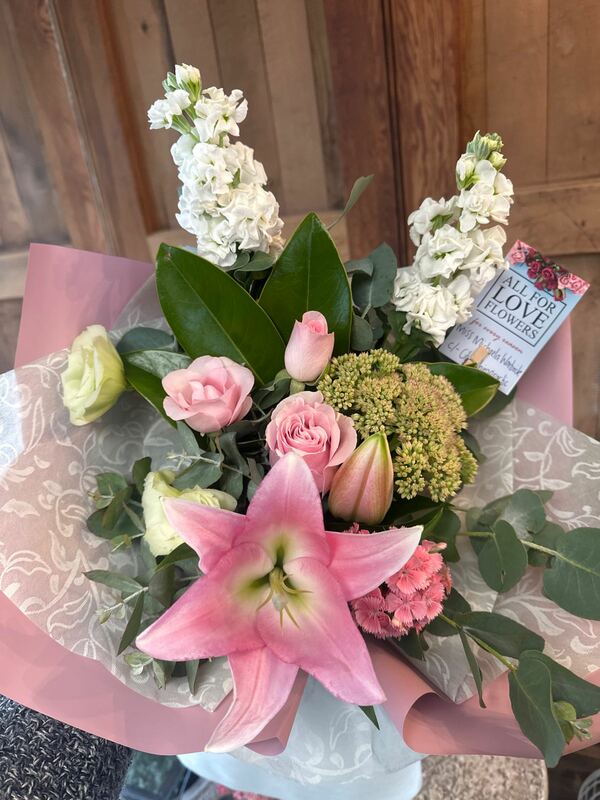 Flowers delivered to customer