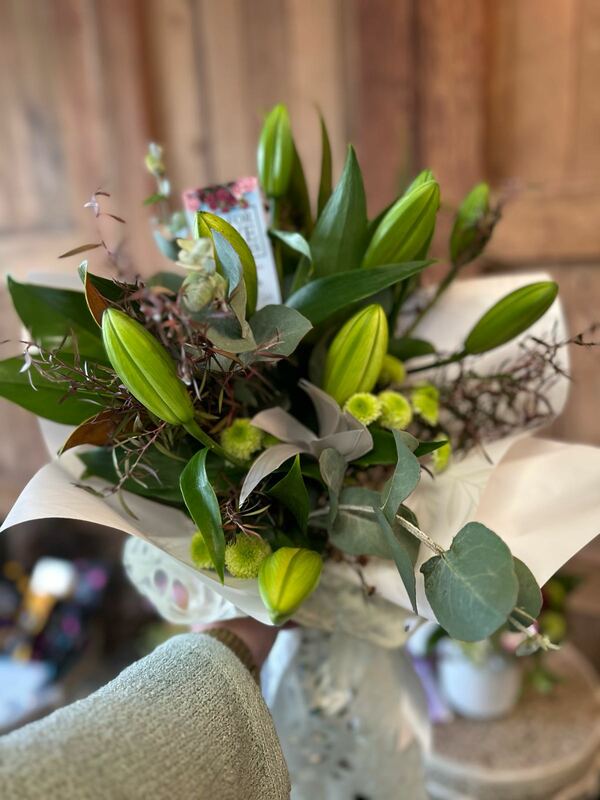 Flowers delivered to customer
