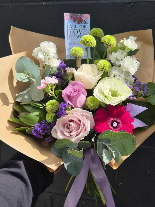 Flowers delivered to customer