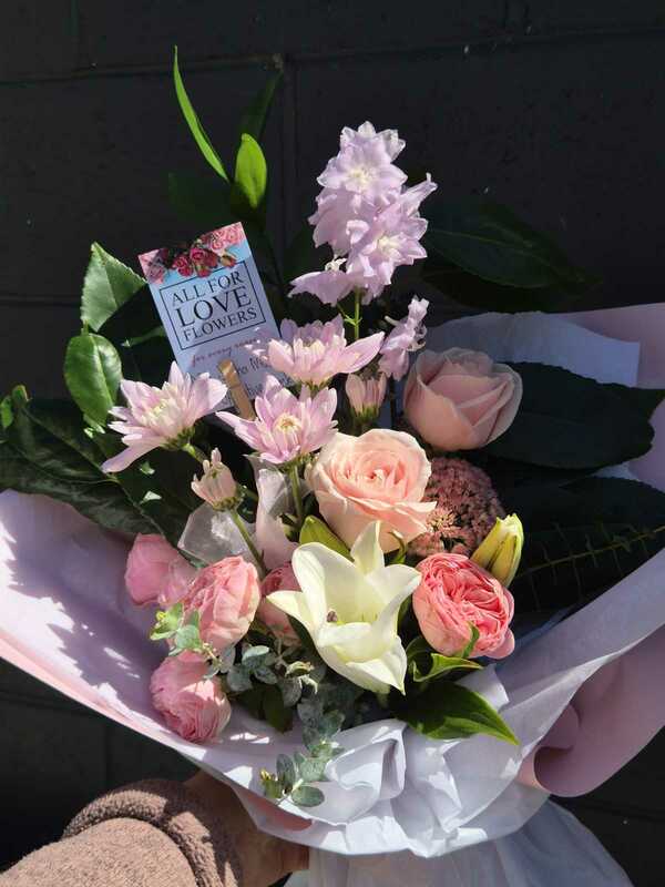 Flowers delivered to customer