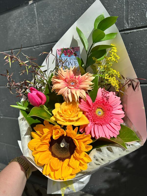 Flowers delivered to customer