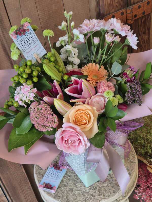 Flowers delivered to customer