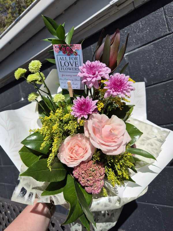 Flowers delivered to customer