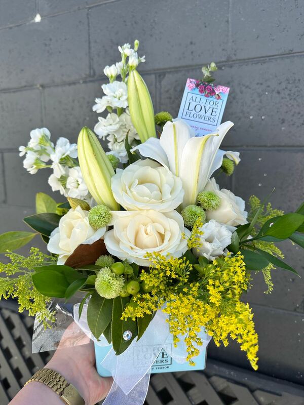 Flowers delivered to customer