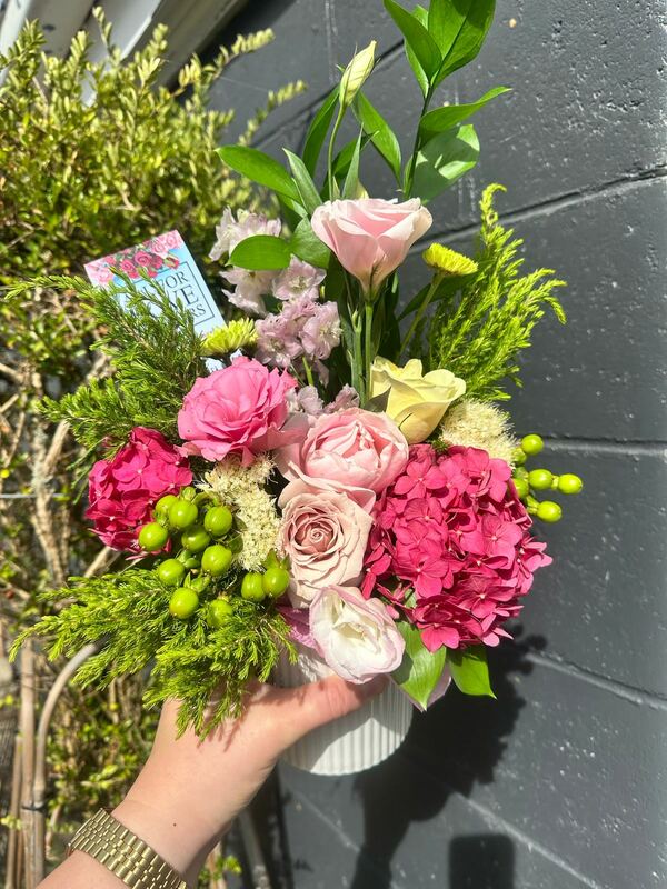 Flowers delivered to customer