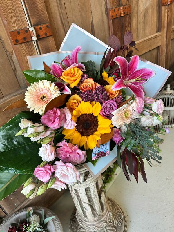Flowers delivered to customer