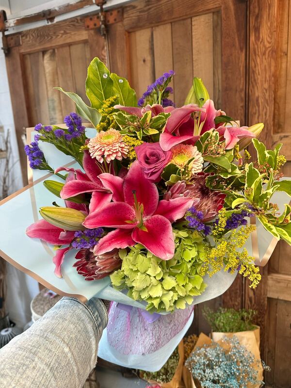 Flowers delivered to customer