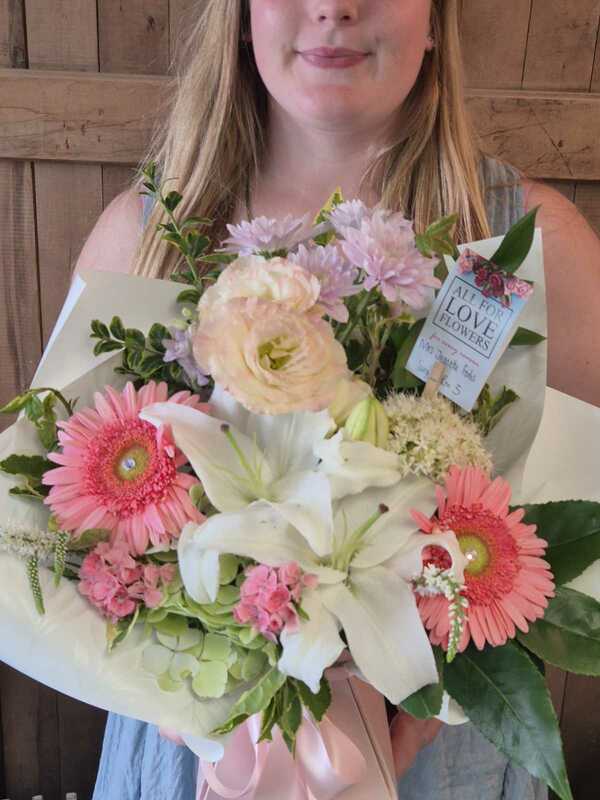 Flowers delivered to customer