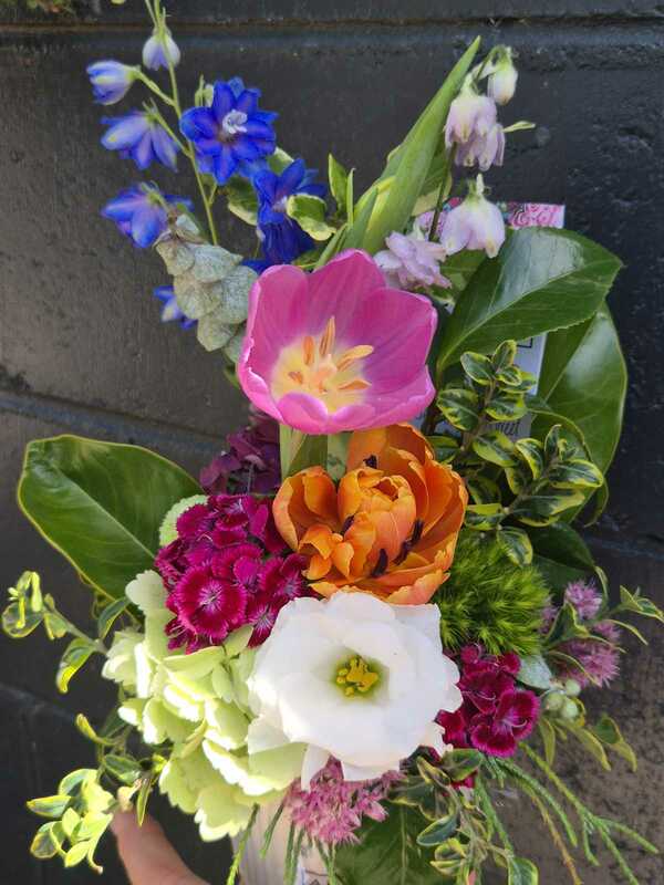 Flowers delivered to customer