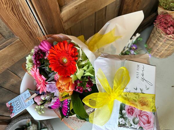 Flowers delivered to customer