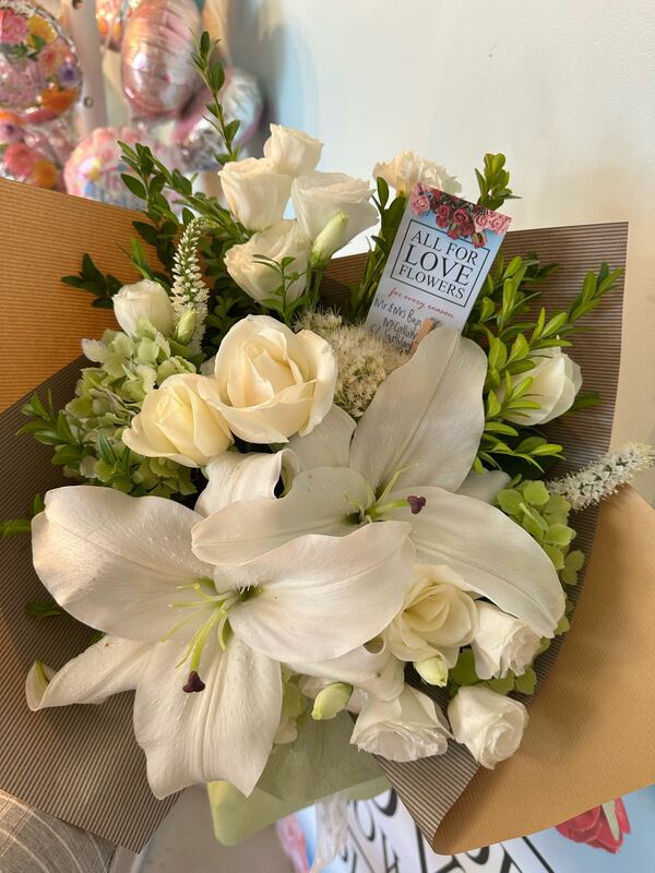 Flowers delivered to customer