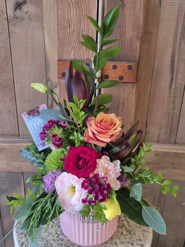 Flowers delivered to customer