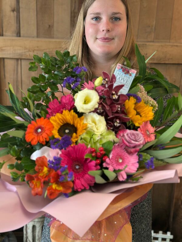 Flowers delivered to customer