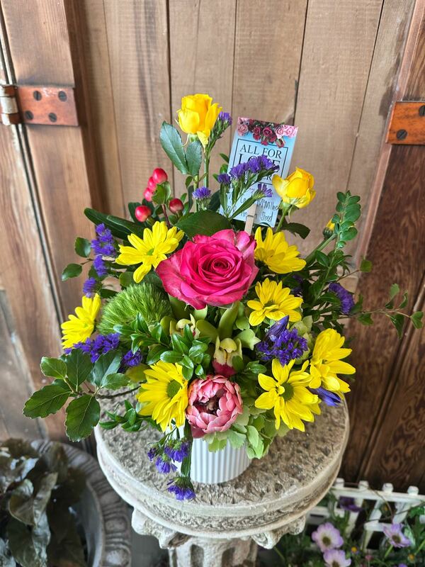 Flowers delivered to customer