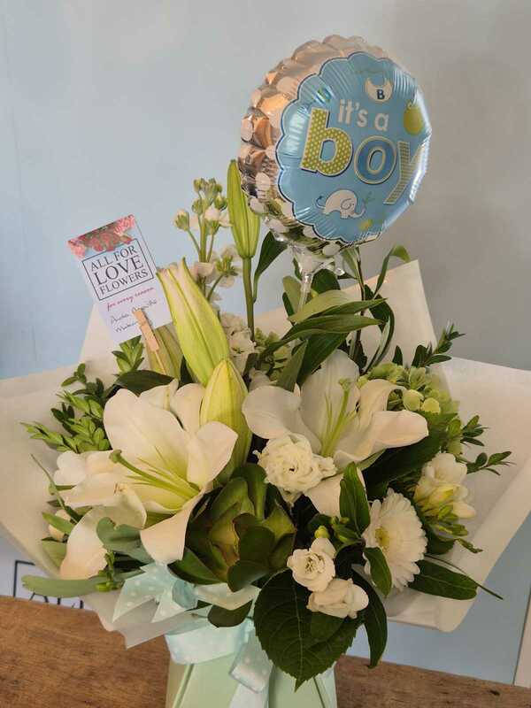 Flowers delivered to customer