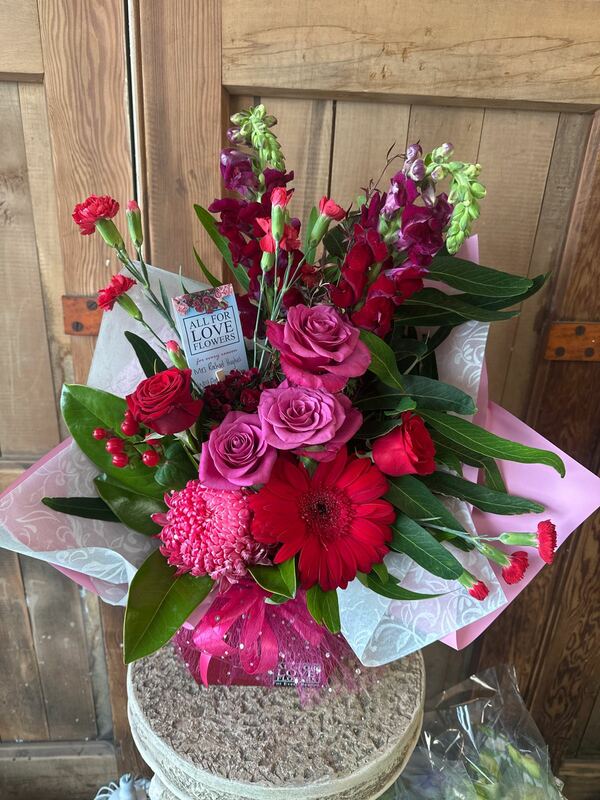 Flowers delivered to customer
