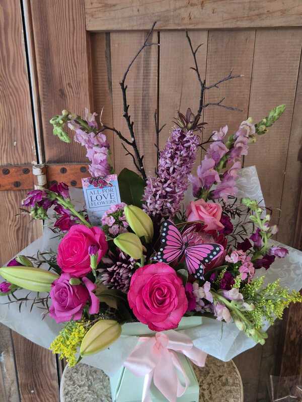 Flowers delivered to customer