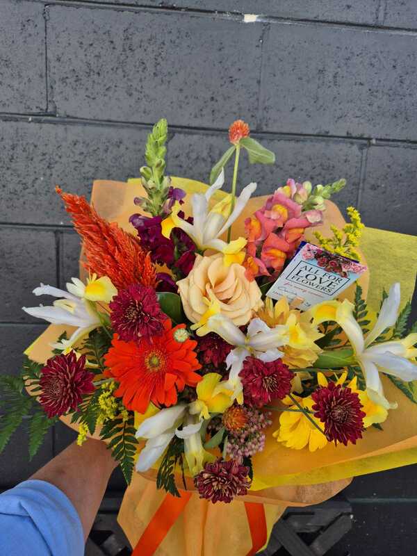 Flowers delivered to customer