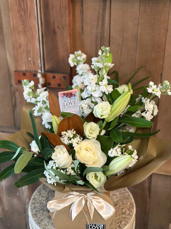 Flowers delivered to customer