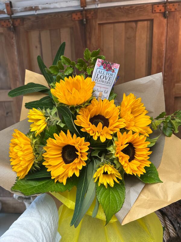 Flowers delivered to customer