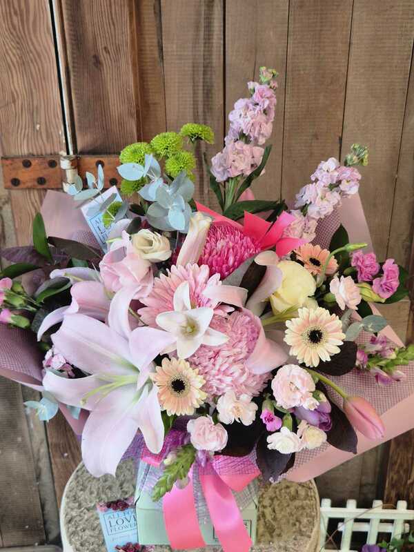 Flowers delivered to customer