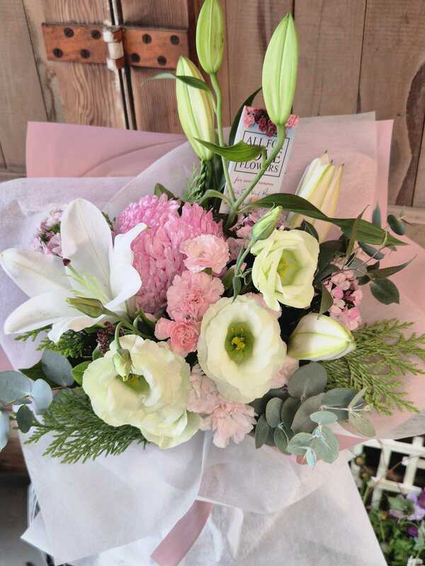 Flowers delivered to customer