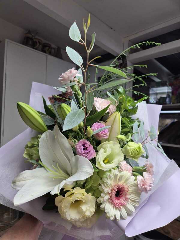 Flowers delivered to customer