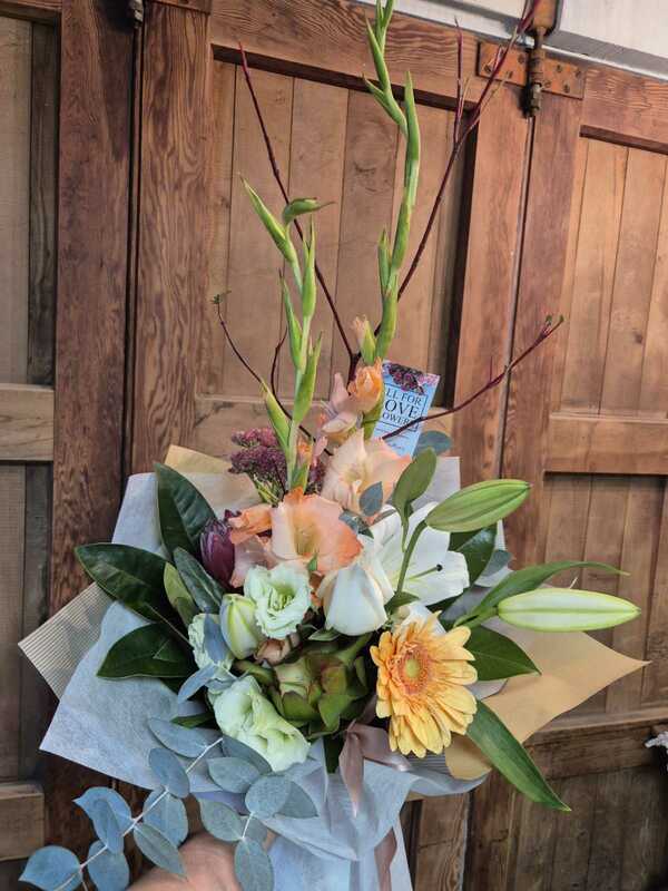 Flowers delivered to customer