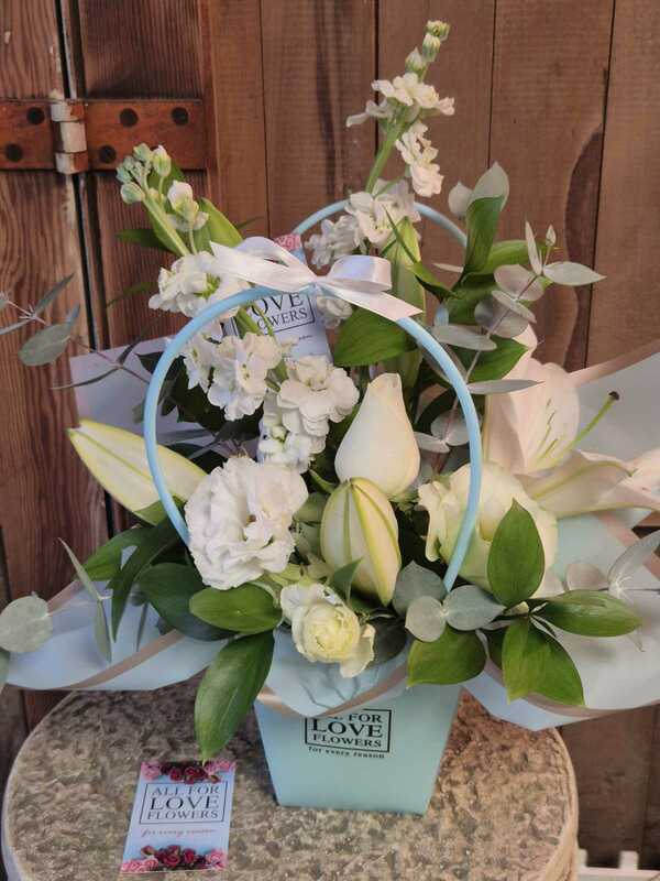 Flowers delivered to customer