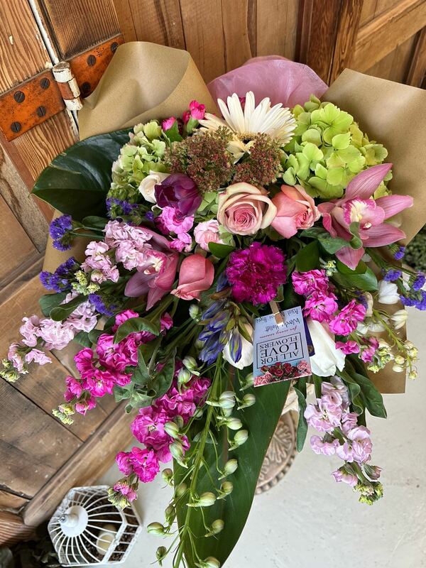 Flowers delivered to customer