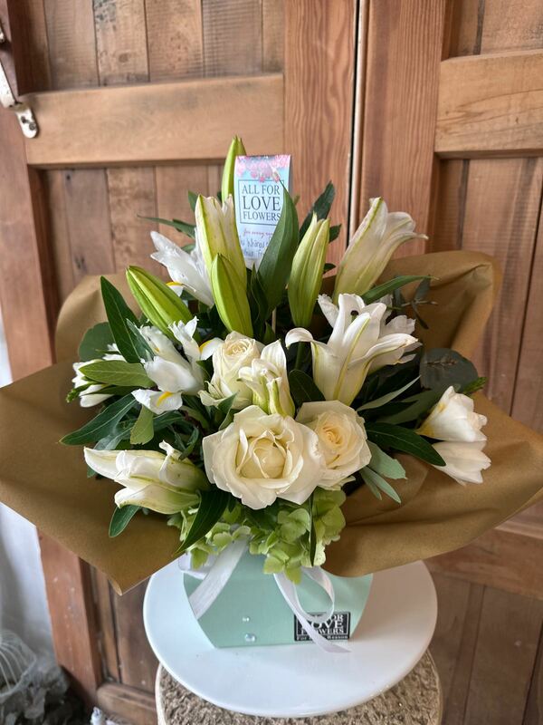 Flowers delivered to customer