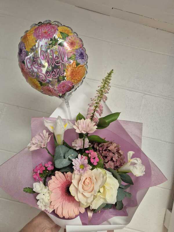 Flowers delivered to customer