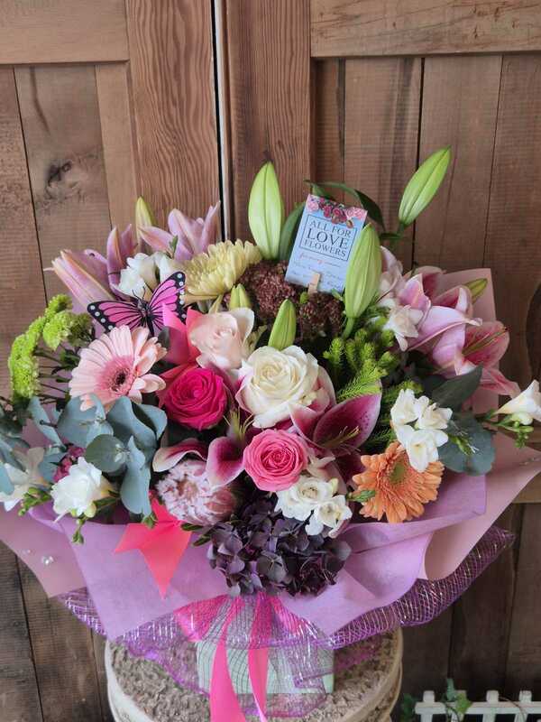 Flowers delivered to customer