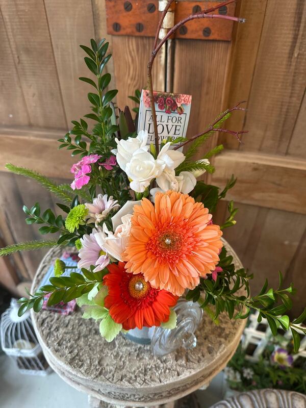 Flowers delivered to customer