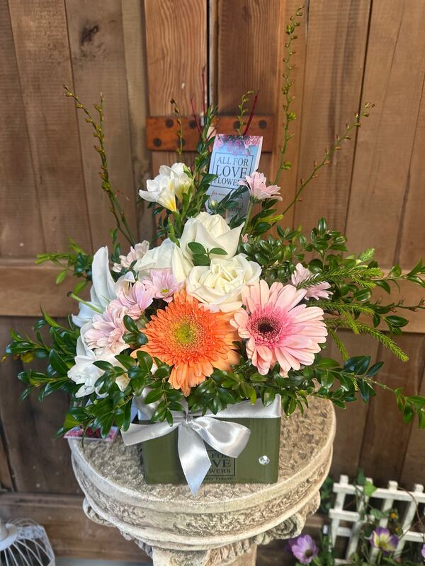 Flowers delivered to customer