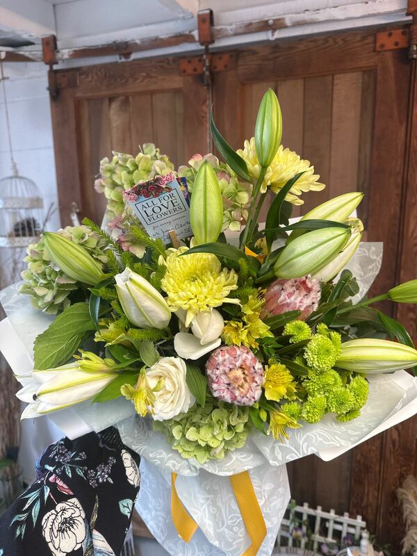 Flowers delivered to customer
