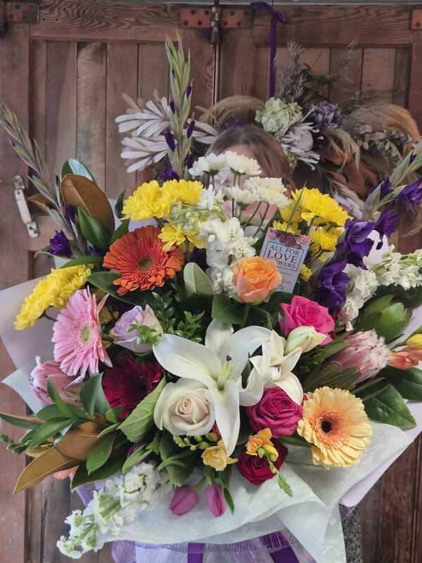 Flowers delivered to customer