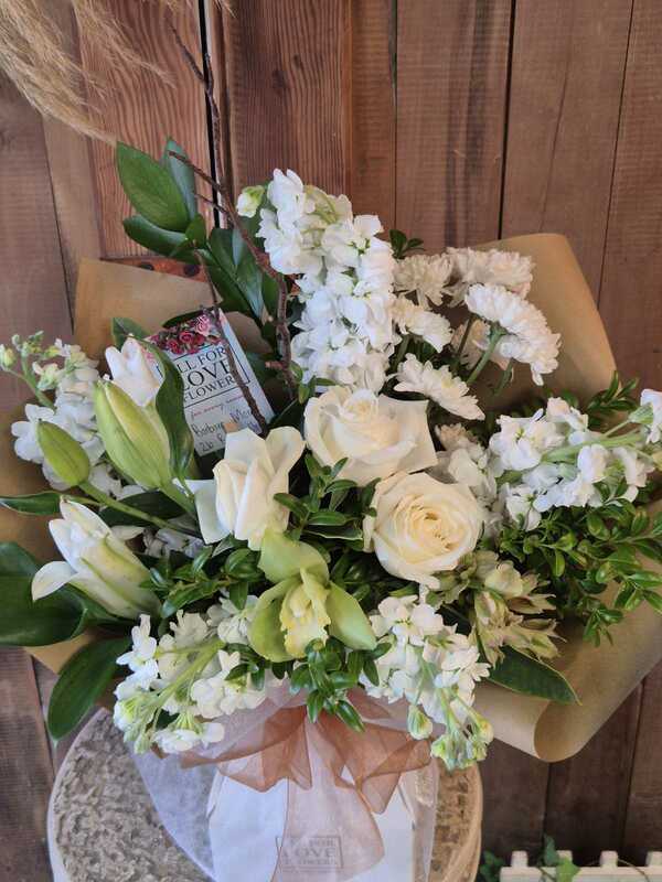 Flowers delivered to customer