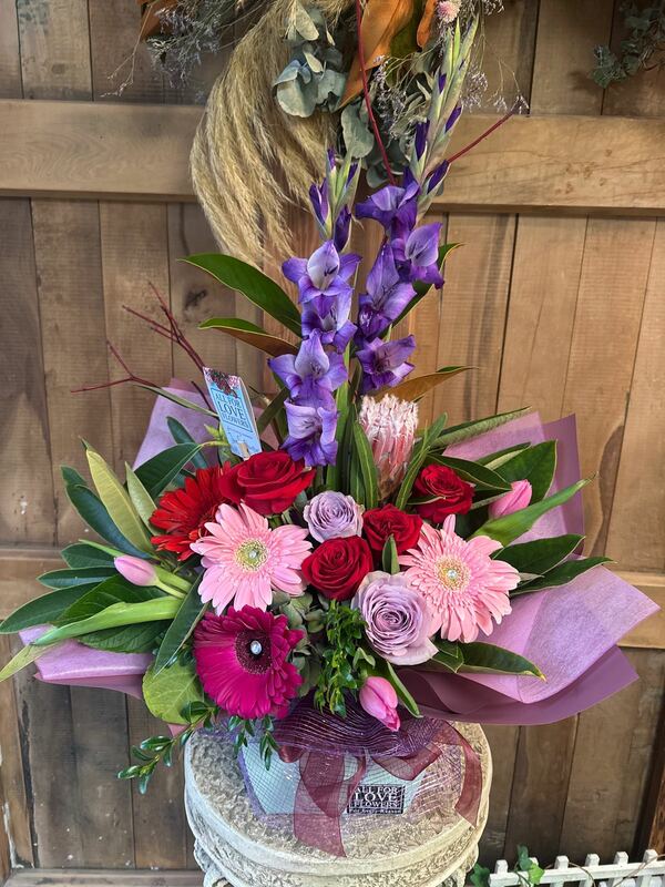 Flowers delivered to customer