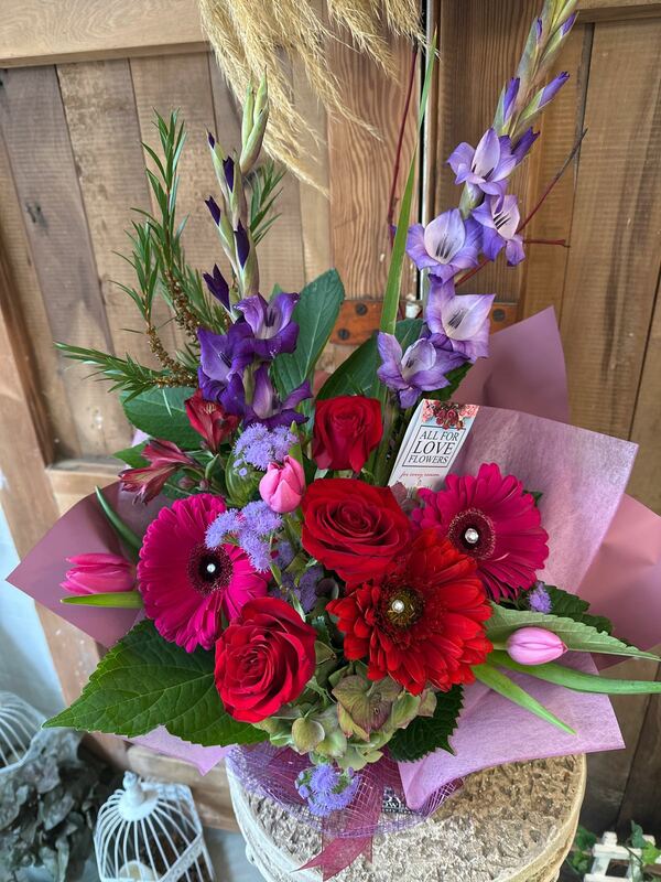 Flowers delivered to customer