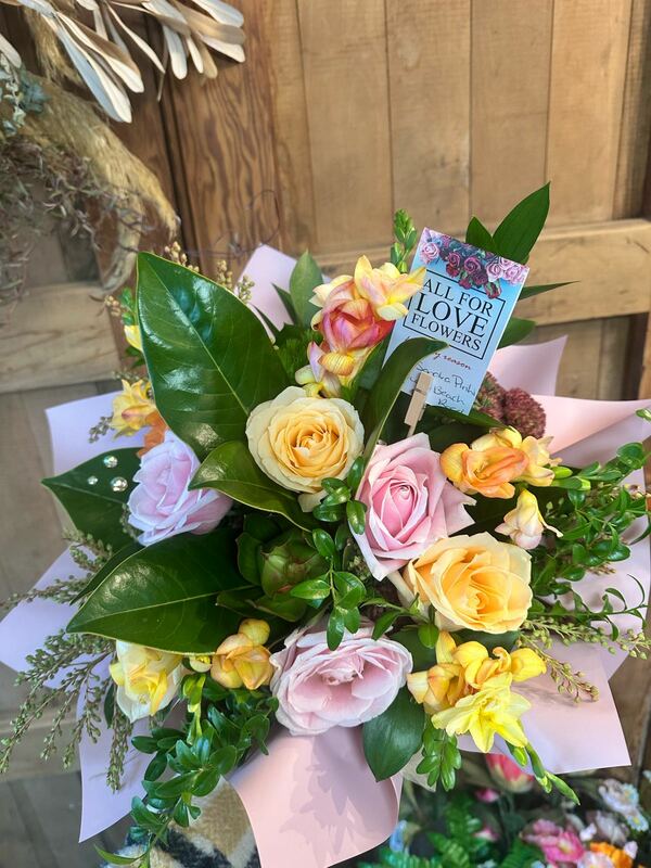 Flowers delivered to customer