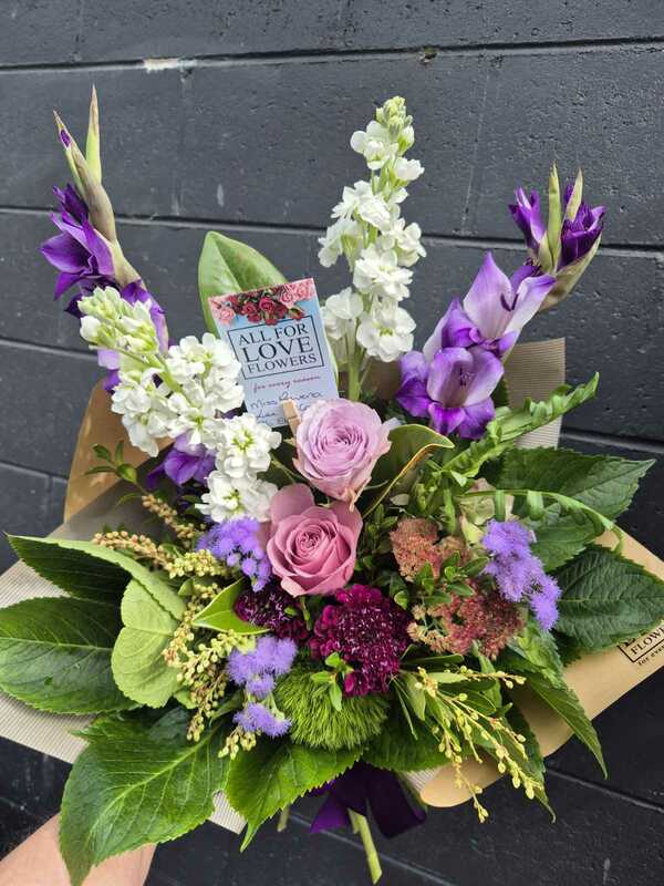Flowers delivered to customer